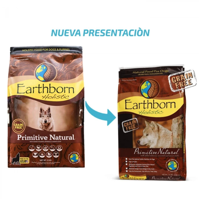 2x EARTHBORN PRIMITIVE NATURAL 12 KG