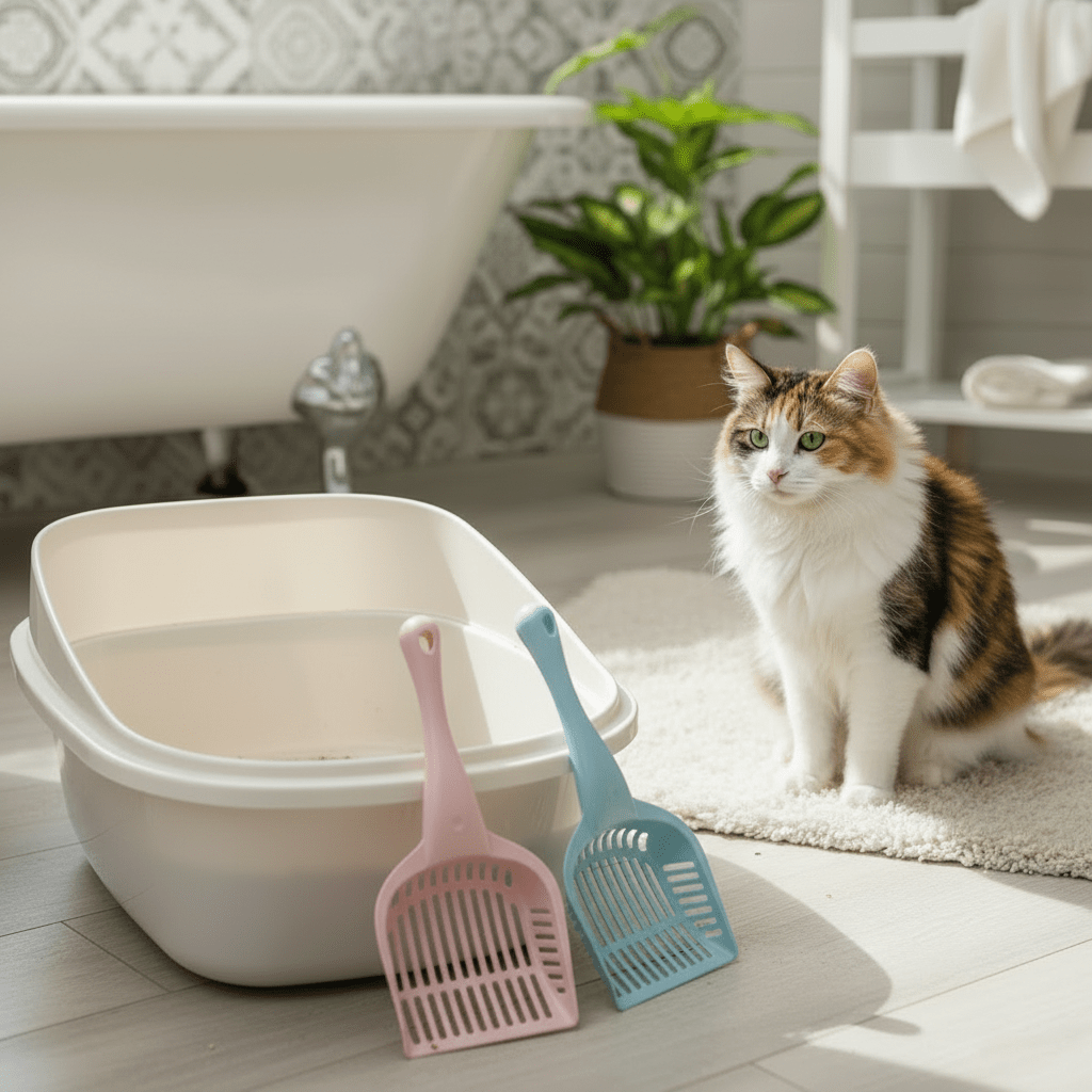 Pala para arena gato colores - Pethome
