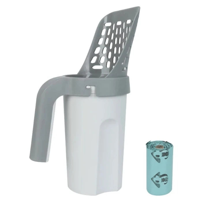 PALA PET LITTER SCOOP CON ROLLO - imagen 1