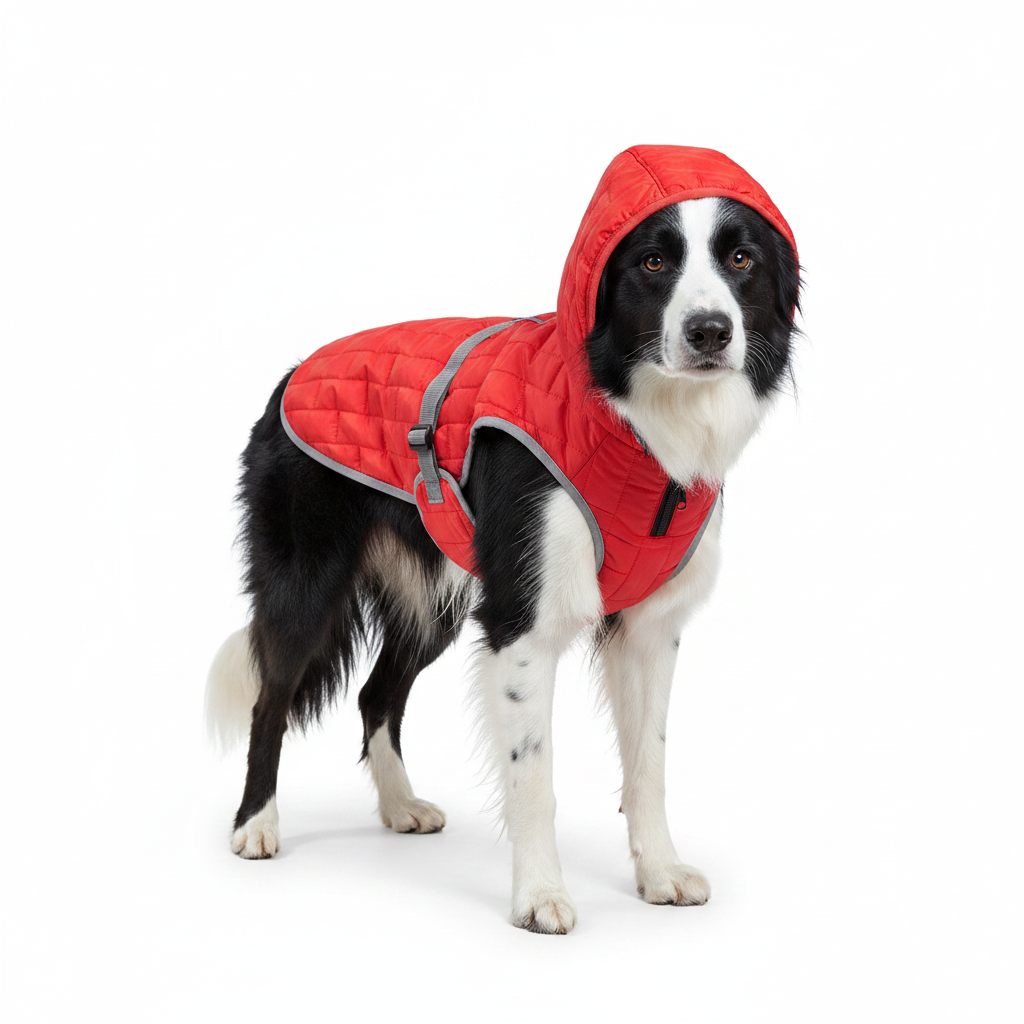 Parka Rojo-Negro Talla XL