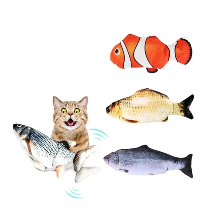 Peluche Pez Catnip con Movimiento