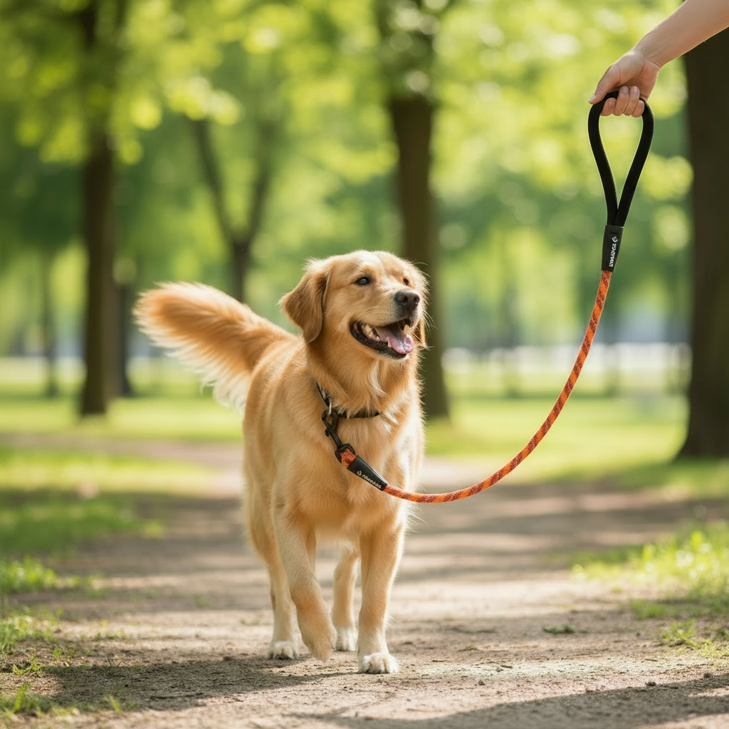 Perro realista con traílla Skipdawg