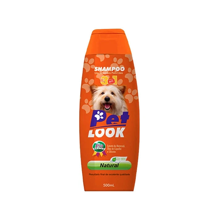 PetLook Shampoo 3x1 Natural 500ML para perros