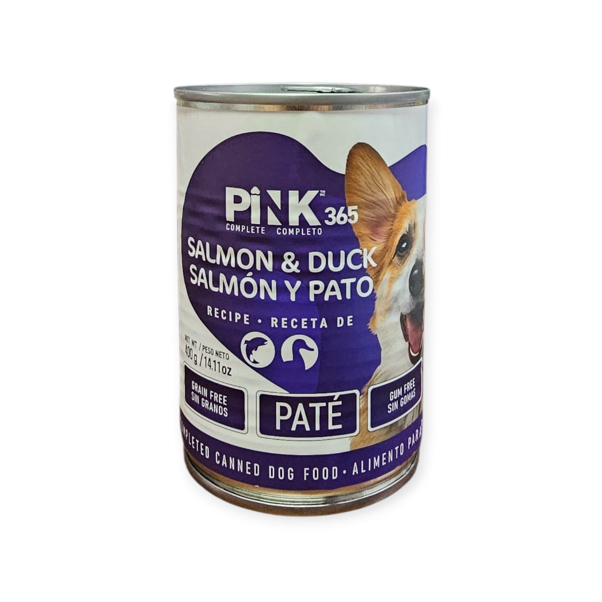 Pink 365 Complete Perro Salmón y Pato - Paté 400g - Pethome