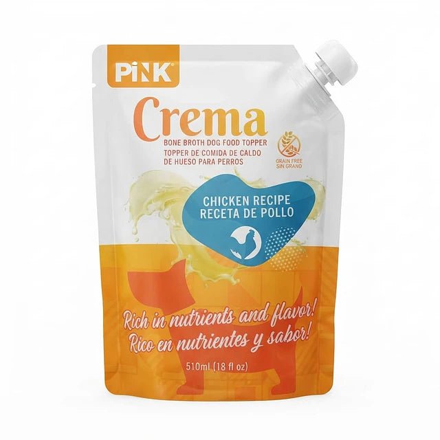 Pink Crema Topper caldo de huesos para perros receta de pollo - 510ml - Pethome