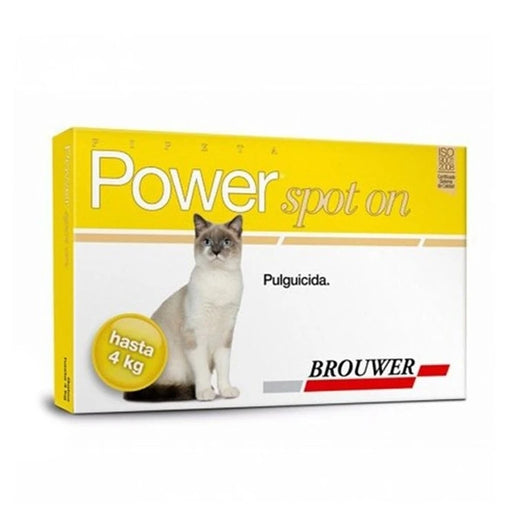 Pipeta Antiparasitaria Power Spot on Gatos hasta 4 KG