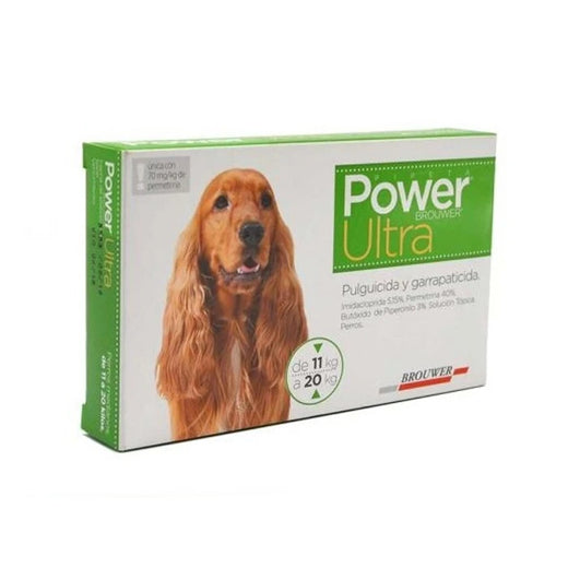 Pipeta Antiparasitaria Power Ultra 11 a 20 KG