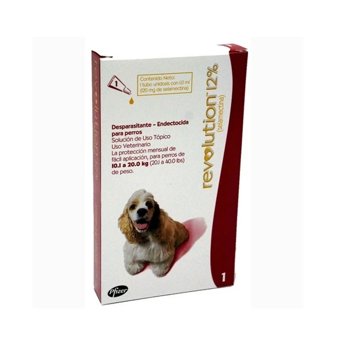 Pipeta Revolution Antiparasitaria 10 a 20 KG - imagen 1