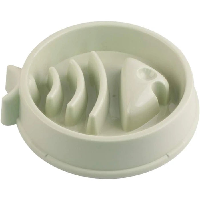PLATO DE ALIMENTACIÓN LENTA CON FORMA VERDE - imagen 1