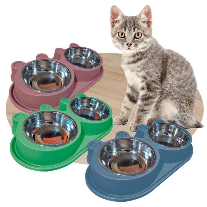 Plato doble Anti-Hormigas - Pethome