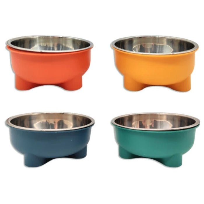 Plato elevado de acero inoxidable - Pethome