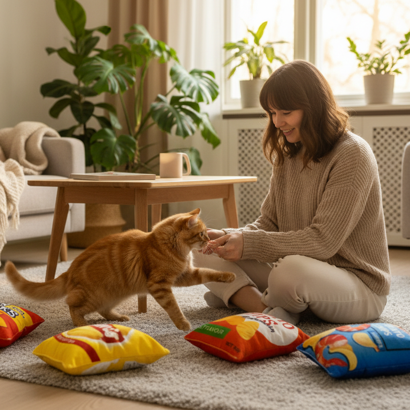 Juguete Snack con Catnip 13cm