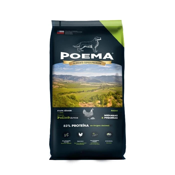Poema Senior Razas Peq/Med Pollo & Arroz