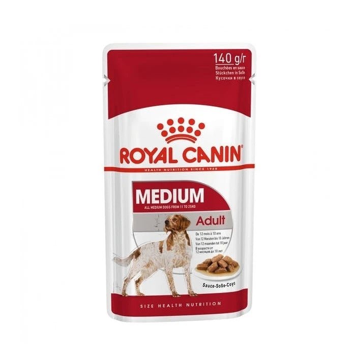 POUCH MEDIUM ADULT 140 GR ROYAL CANIN - Pethome