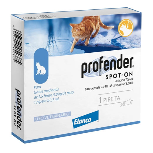 Profender Spot-on Antiparasitario Interno Solución Tópica hasta 5 Kg