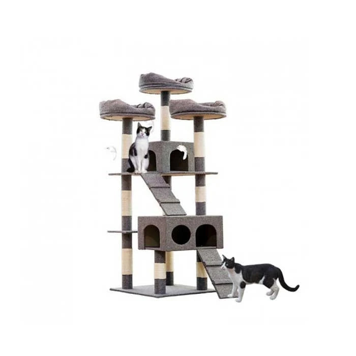 Rascador Torre 1.80Mts con Casas para gato - imagen 1