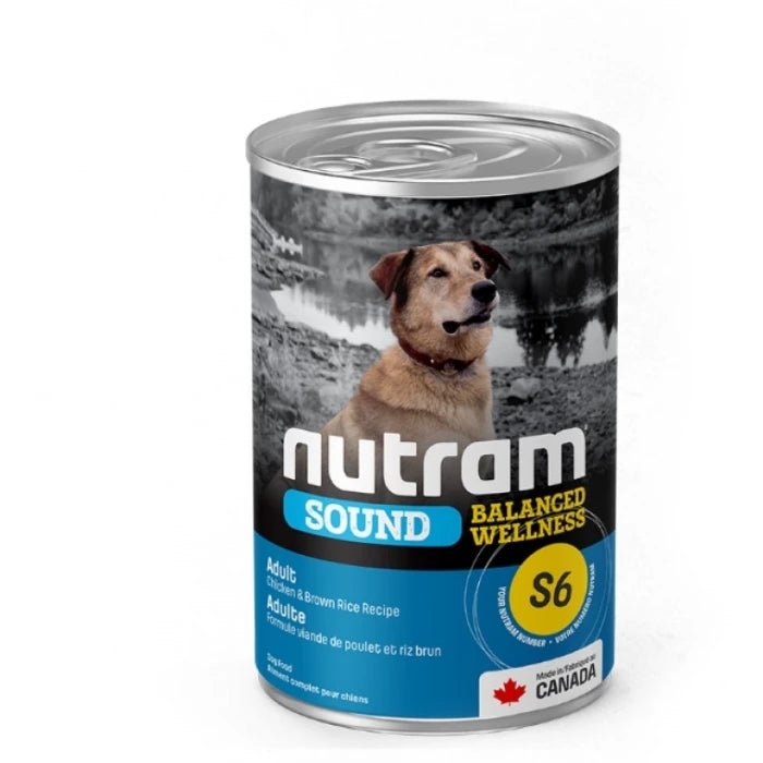 S6 NUTRAM SOUND ADULT DOG CANNED 369 GR - Pethome
