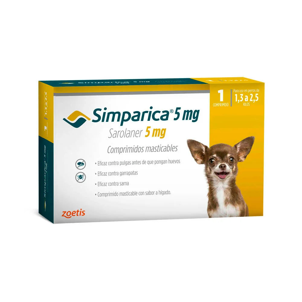 Simparica Antiparasitario Externo 1 Comprimido
