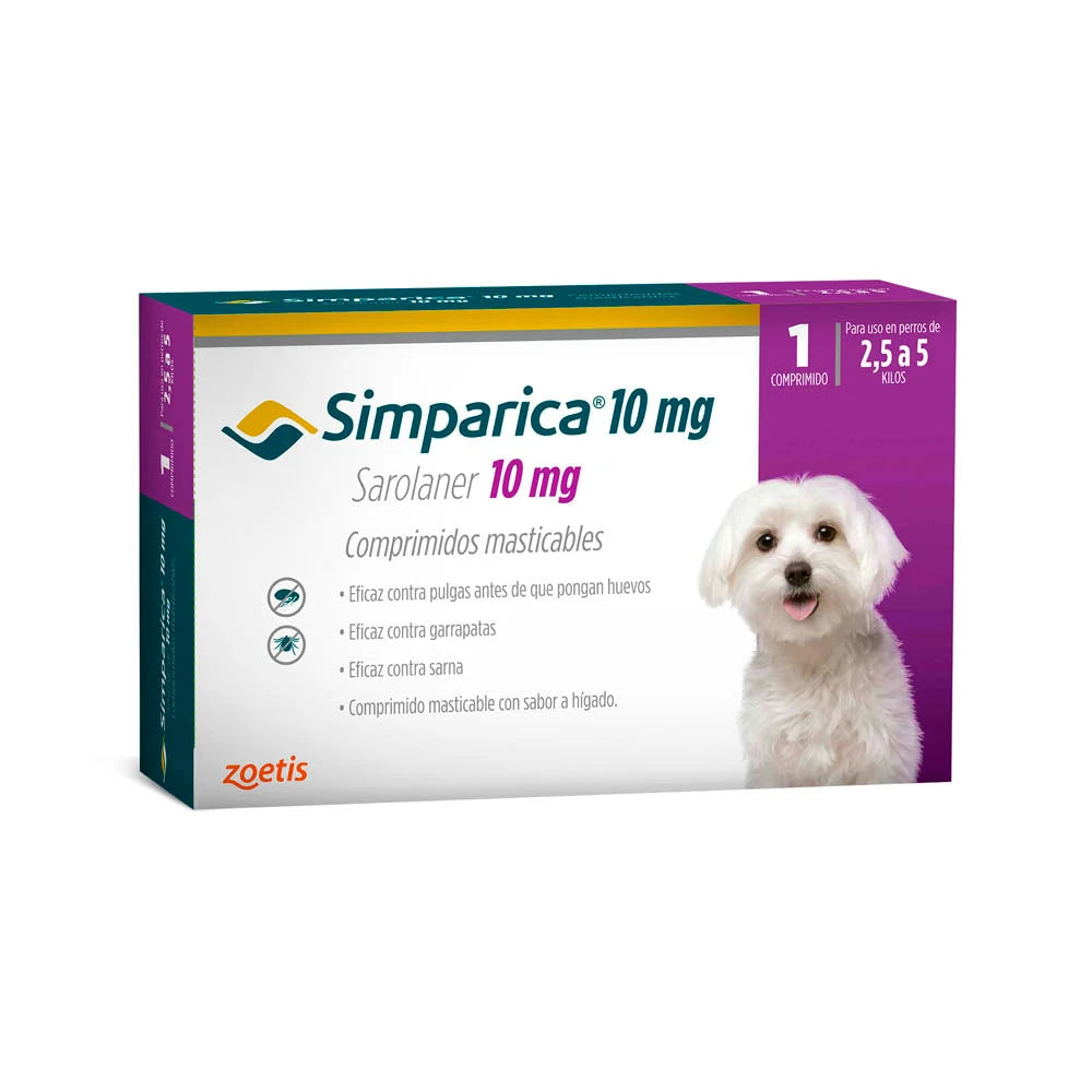 Simparica Antiparasitario Externo 1 Comprimido