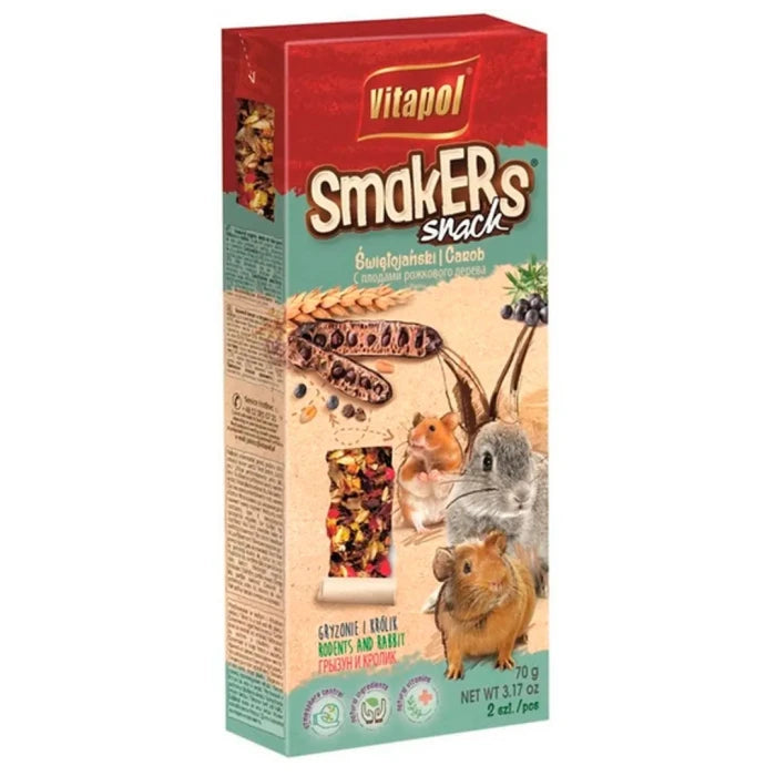 SMAKERS FOR RODENTS/RABBIT - CAROB ALGARROBA - imagen 1