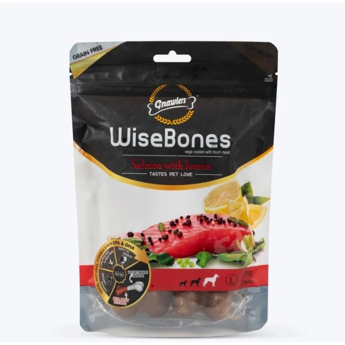 SMALL WISEBONES SALMON WITH LEMON 200G - imagen 1