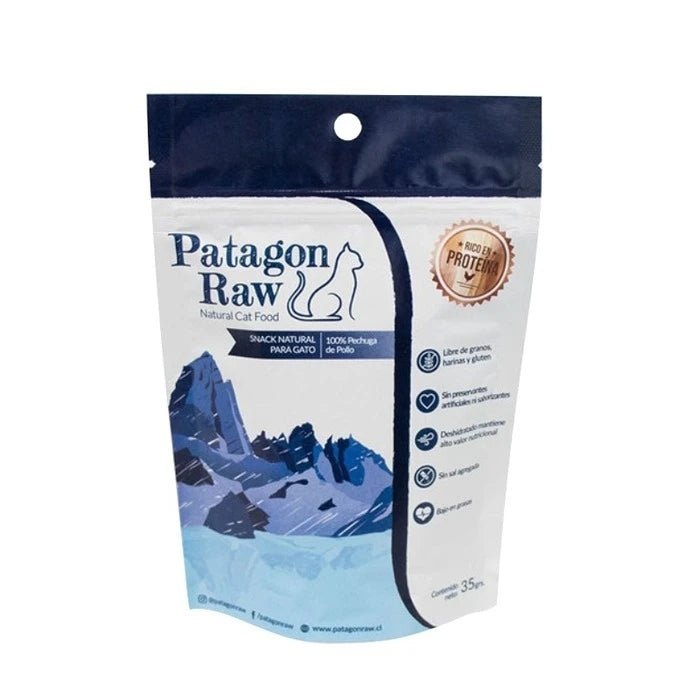 Snack Gatos Patagon Raw Pollo - Pethome