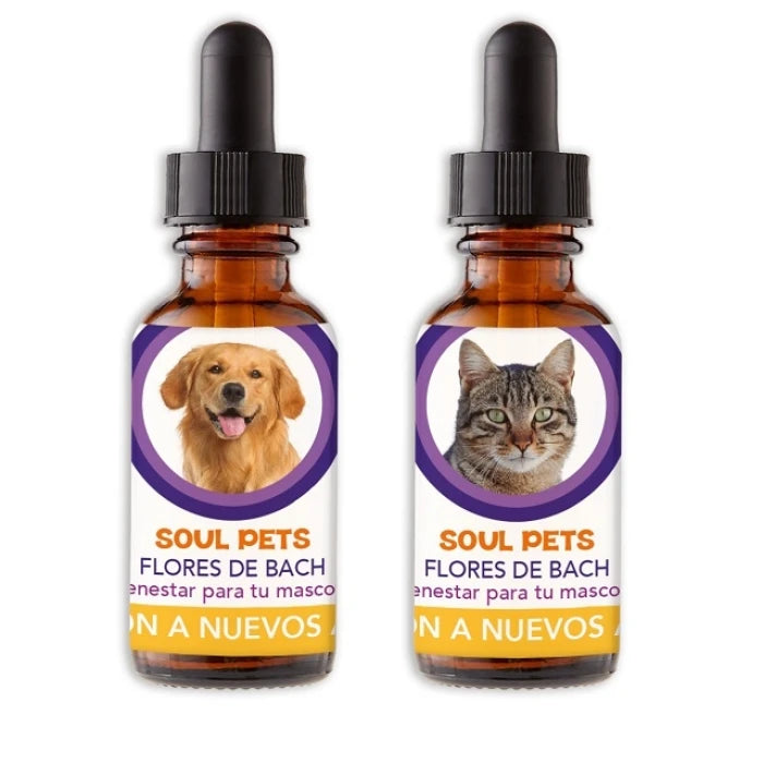 Soul Pets Flores de Bach para Perros Y Gatos para Adaptación a Nuevos Ambientes