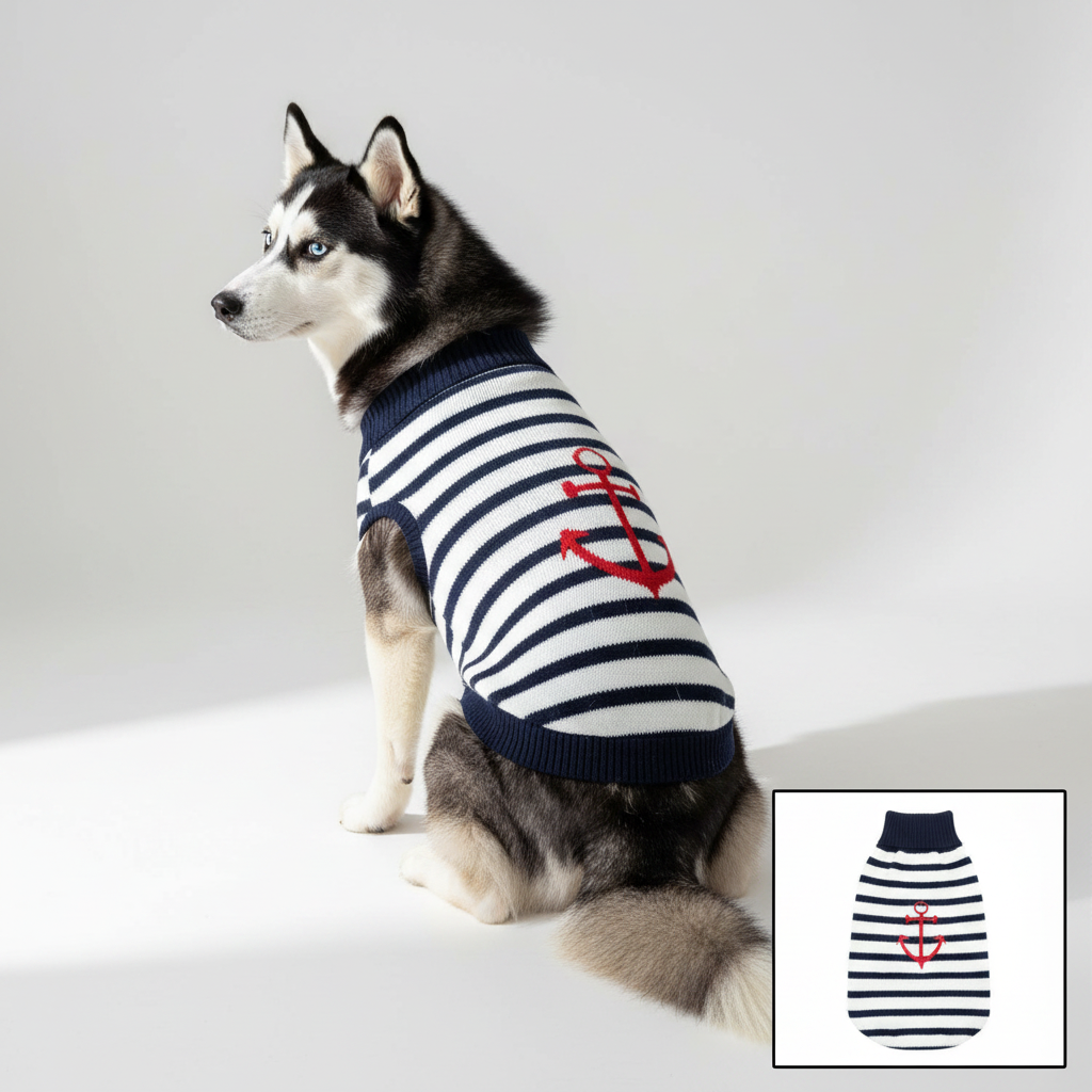 Sweater Marinero XL - ancla en lomo