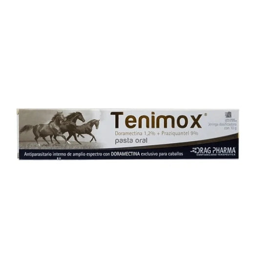 Tenimox pasta oral anti parasitaria para equinos