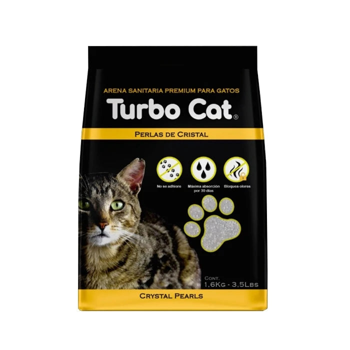 TOPK9 TURBOCAT CRISTAL PERLAS SANITARIAS 1.6 KG