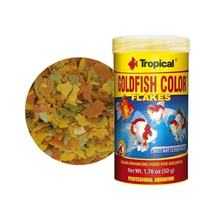 Tropical Goldfish Color Flakes - Pethome