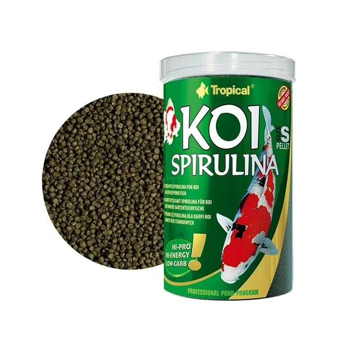 Tropical Koi Spirulina Pellet Size S