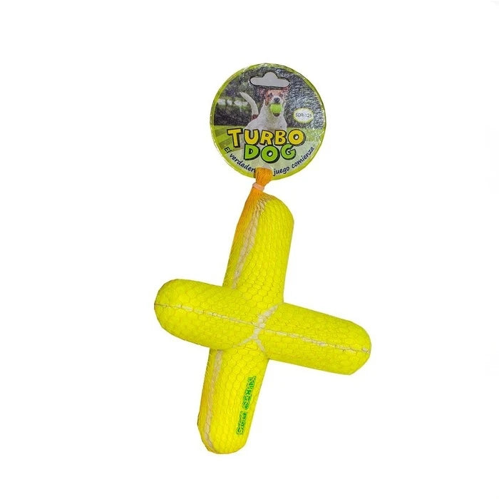 Turbo Dog Juguete Caucho Y Fieltro  «X» 15 cm con sonido - imagen 1
