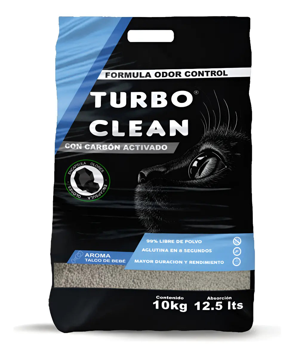 Turbo Clean Aglutinante 10 kg Talco bebe