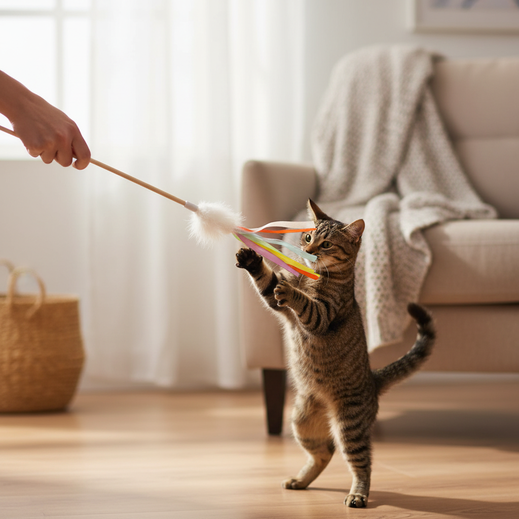 VARILLA DE MADERA PARA GATOS