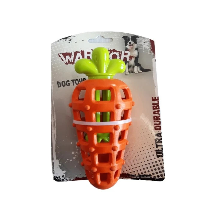 Warrior Juguete Zanahoria De Caucho Para Cremas Y Snack - imagen 1
