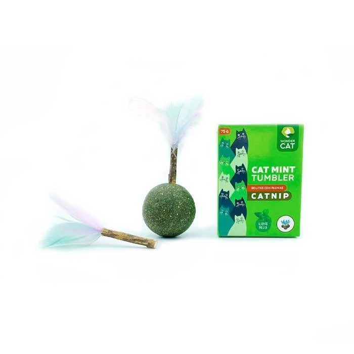 Wonder Cat Bola de Catnip y Menta XL con varilla - imagen 1