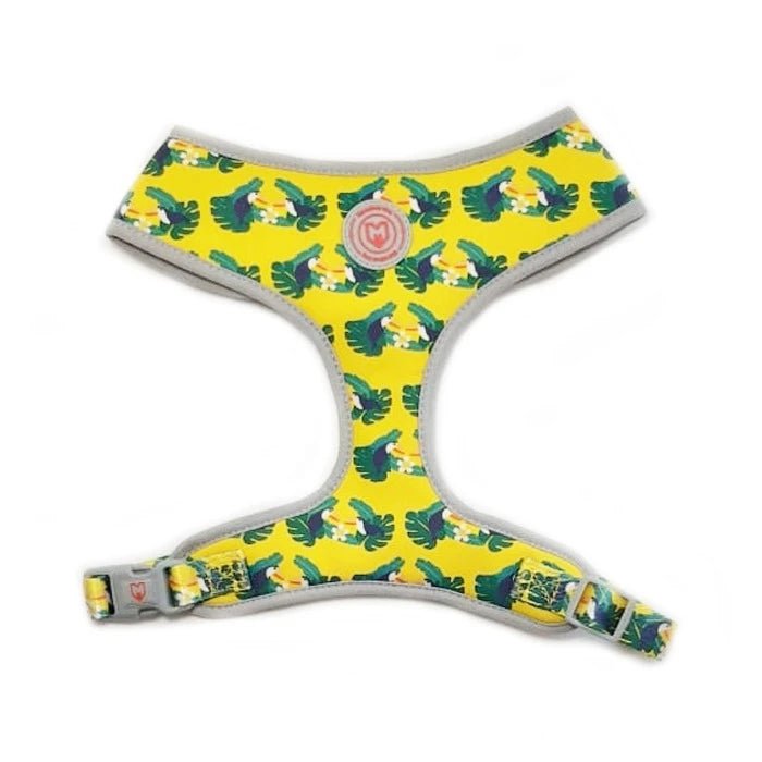 Wonder Dog Arnés Tropical Yellow Ajustable para Perros - Pethome