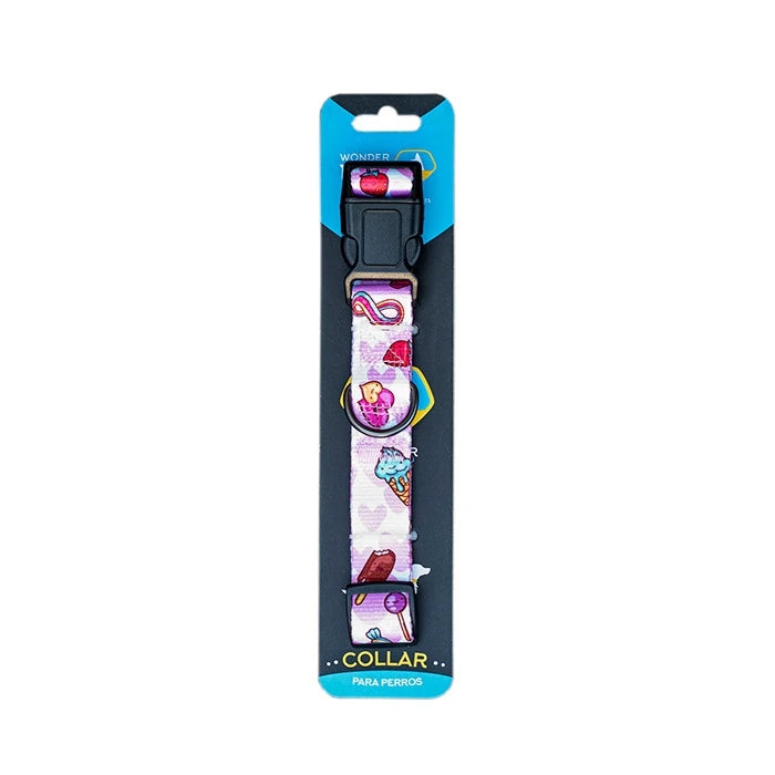 Wonder Dog Collar Diseño Candy