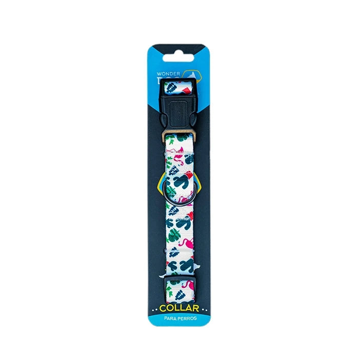 Wonder Dog Collar Diseño Flamencos