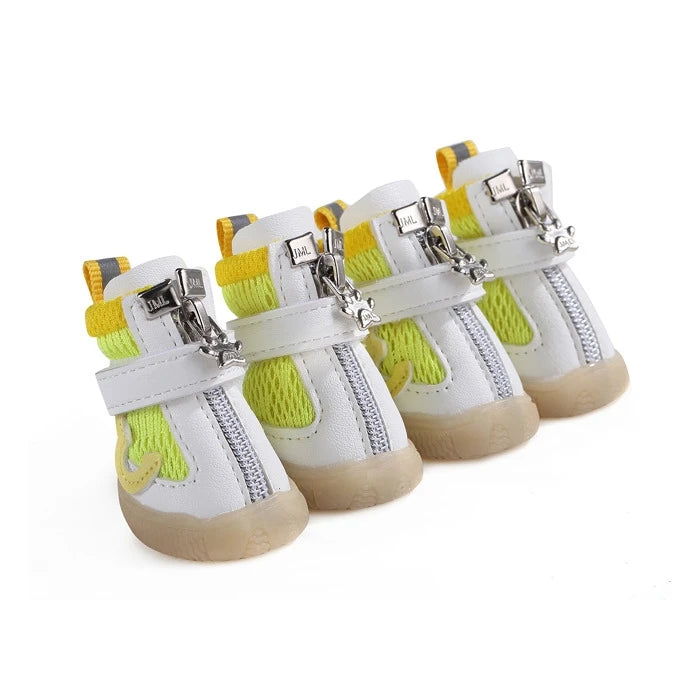 Zapatos para Perro de Temporada Color Amarillo