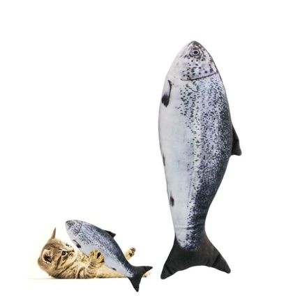Pez Peluche Salmon Con Catnip