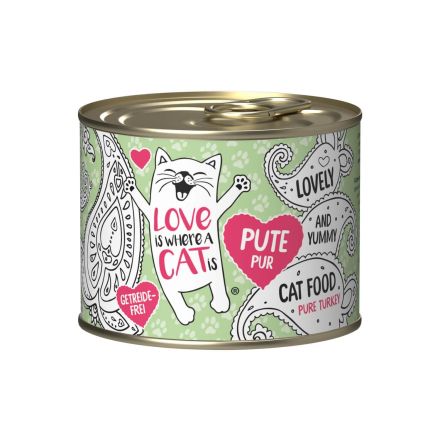 Love Is Where a Cat is - Turkey Pure Lata 200gr