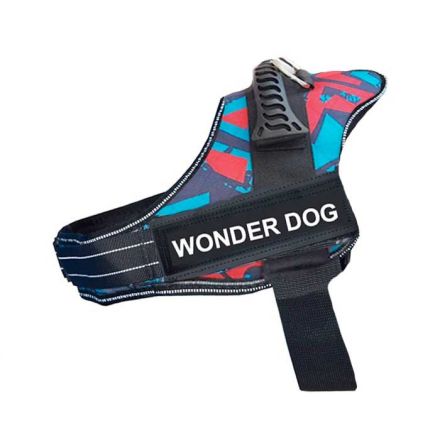 Arnes Wonder Dog Pro Abstracto Rojo y Azul
