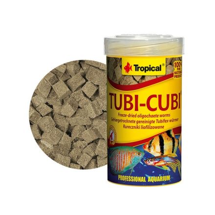 Tropical Alimento Tubi Cubi tubifex liofilizados