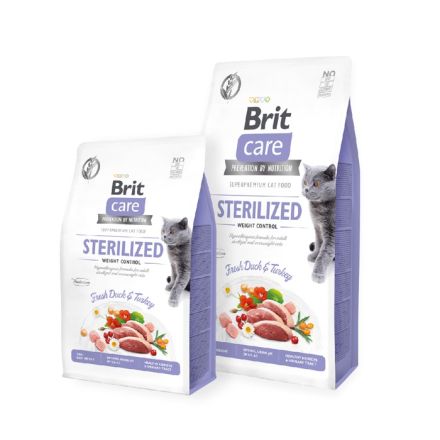 Brit Care Cat Grain Free Sterilized Weight Control 2KG