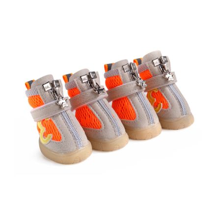 Zapatos para Perro de Temporada Color Naranja