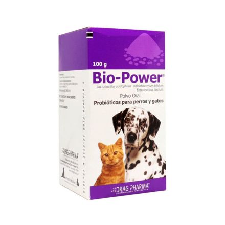 Bio Power Probiótico para Perros y Gatos 100GR