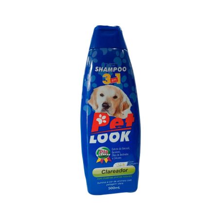 PetLook Shampoo 3x1 Blanqueador 500ML