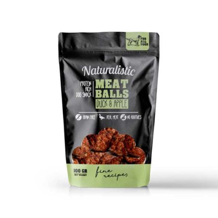 Naturalistic Meatballs Duck And Apple 100G